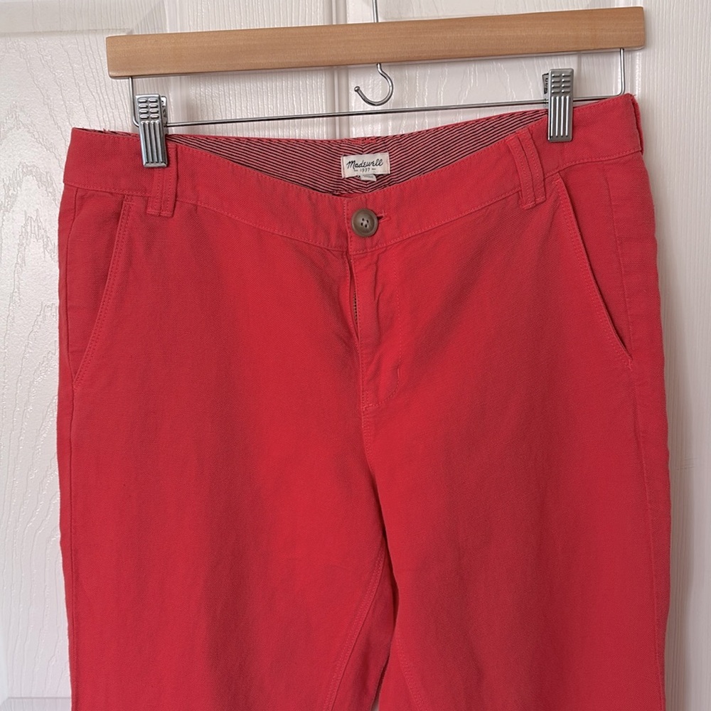 Madewell pants - pinkish/salmon color